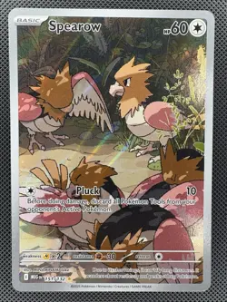 Spearow 151/132 Illustration Rare Mega Evolution NM Pokemon Card - Image 1