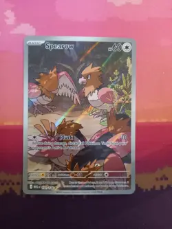 Pokemon Card Spearow 151/132 Illustration Rare Mega Evolution Near Mint - Image 1