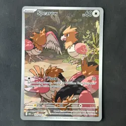 Spearow - 151/132 - Illustration Rare - Mega Evolution - NM/M - Pokemon TCG Card - Image 1