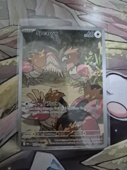 Spearow - 151/132 - Illustration Rare - Mega Evolution - NM/M - Pokemon TCG Card - Image 1