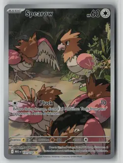 Spearow 151/132 Pokemon Mega Evolution Illustration Rare Card Near Mint (NM)1 - Image 1