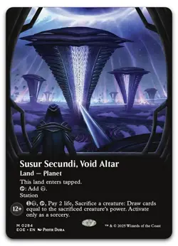 Susur Secundi, Void Altar (Borderless) #284 NM Edge of Eternities EOE Magic MTG - Image 1