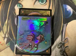 1x FOIL Oona, Queen of the Fae Legendary Relic Token Life Counter Commander MtG - Image 1
