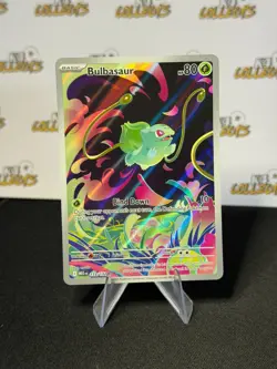NM 2025 Pokemon Bulbasaur 133/132 Illustration Rare Holo - Mega Evolution EN - Image 1