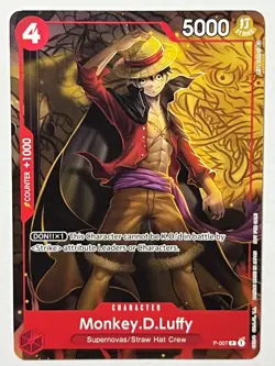 Monkey.D.Luffy P-007 PROMO Tournament Pack Vol. 1 One Piece English - Image 1
