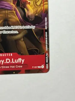 Monkey.D.Luffy P-007 PROMO Tournament Pack Vol. 1 One Piece English - Image 5