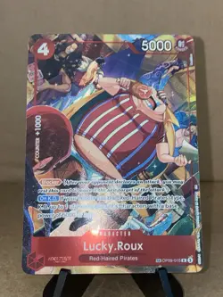 One Piece TCG Lucky.Roux Treasure Rare OP09-015 A Fist of Divine Speed - Image 1