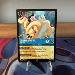 Disney Lorcana - Cruella De Vil Style Icon 143/204 - Fabled - Legendary Non Foil - Image 1