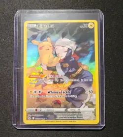 Pokemon TCG Lost Origin Trainer Gallery Pikachu TG05/TG30 Full Art Holo #tg05 nm - Image 1