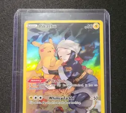 Pokemon TCG Lost Origin Trainer Gallery Pikachu TG05/TG30 Full Art Holo #tg05 nm - Image 2