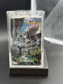 2018 Pokemon Sun & Moon Celestial Storm Factory Sealed Booster Box W/ Acrylic - Image 5