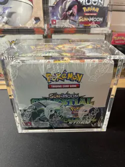 2018 Pokemon Sun & Moon Celestial Storm Factory Sealed Booster Box W/ Acrylic - Image 1