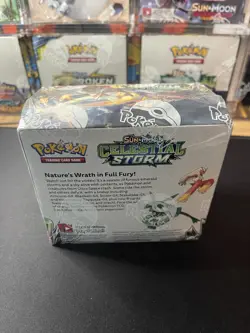 2018 Pokemon Sun & Moon Celestial Storm Factory Sealed Booster Box W/ Acrylic - Image 4