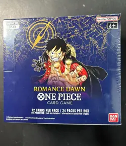 SEALED One Piece Card Game Romance Dawn Booster Box OP-01 Blue Bottom English - Image 1