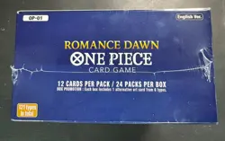 SEALED One Piece Card Game Romance Dawn Booster Box OP-01 Blue Bottom English - Image 5