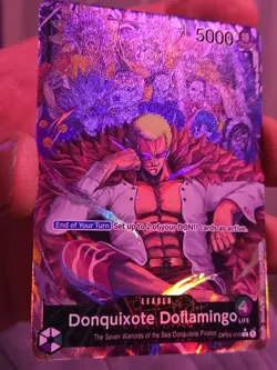 Doffy Donq Doflamingo One Piece Kingdoms Of Intrigue LEADER OP04-019 ALT ART - Image 3