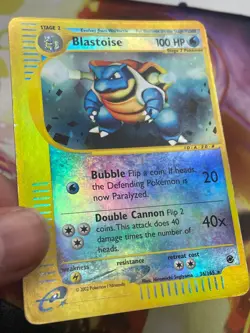 Pokemon TCG Expedition Blastoise 36/165 Reverse Holo Rare HP - Image 2