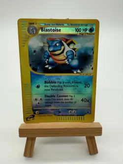Pokemon Blastoise Reverse Holo HP 36/165 2002 Expedition - Image 1