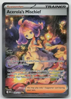 Acerola's Mischief 183/132 Pokemon TCG Me01: Mega Evolution SIR Holo - Image 1