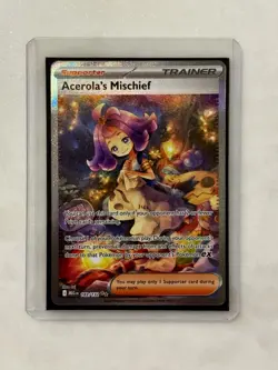 Pokemon Acerola's Mischief 183/132 Me01: Mega Evolution Holo NM - Image 1