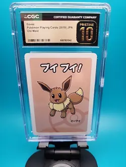 2019 Pokemon Eevee Japanese Old Maid CGC Pristine 10 - Image 1