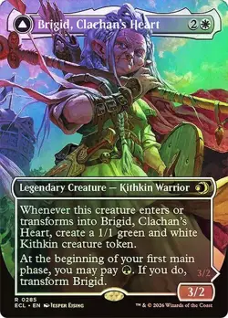 Brigid, Clachan's Heart Foil Showcase Lorwyn Eclipsed NM MTG - Image 1