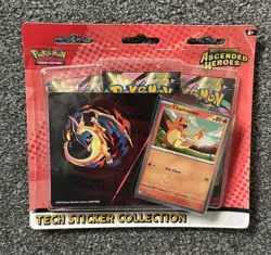 Pokemon TCG Ascended Heroes Sticker Tech Collection Charmander New Sealed. - Image 1