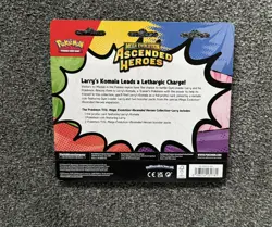Pokemon TCG Ascended Heroes Sticker Tech Collection Charmander New Sealed. - Image 2