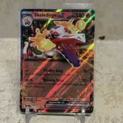 Pokemon TCG Skeledirge ex Paldea Evolved 037/193 Holo Double LP - Image 1