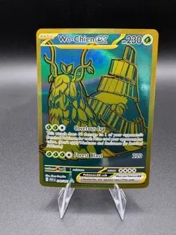 Wo-Chien Ex 240/91 Hyper Rare Pokemon Paldean Fates - Image 1