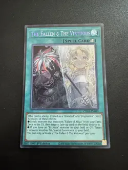 The Fallen & The Virtuous (Secret Rare) CH01-EN019 The Chronicles Deck: the... - Image 1