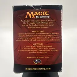 SNAKE'S PATH Champions of Kamigawa Deck mtg Open Unknown Completeness READ - Image 2
