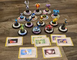 Pokemon Trading Figure Game Lot 15 Miniatures 8 Cards Vintage 2007 Collectible - Image 1