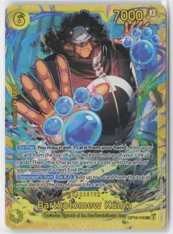 Bartholomew Kuma Foil OP12-119 SEC One Piece TCG Legacy of the Master ENG - Image 1