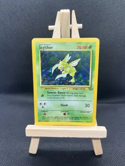Scyther 10/64 Holo Rare Jungle Set Pokemon Card WOTC 1999 TCG LP - Image 1