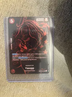 One Piece TCG OP12 Legacy of the Master OP09-013 SP Yasopp ENGLISH - Image 1
