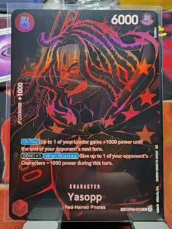 One Piece TCG OP12 Legacy of the Master OP09-013 SP Yasopp ENGLISH - Image 1