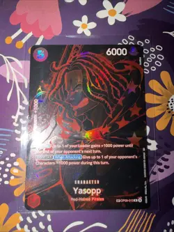 One Piece TCG OP12 Legacy of the Master OP09-013 SP Yasopp - Image 1