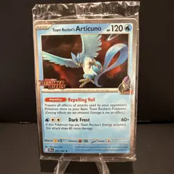 Team Rocket's Articuno 051/182 Pokemon Destined Rivals Stamped Promo (Best Buy) - Image 1