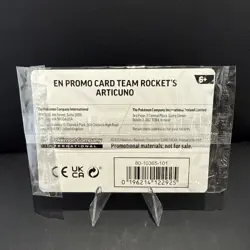 Team Rocket's Articuno 051/182 Pokemon Destined Rivals Stamped Promo (Best Buy) - Image 2