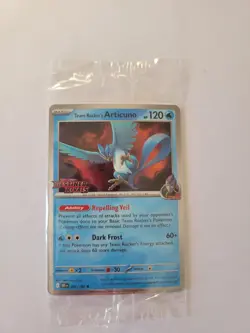 Team Rocket's Articuno 051/182 Pokemon Destined Rivals Stamped Promo (Best Buy) - Image 1