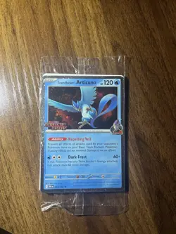 Team Rocket's Articuno 051/182 Pokemon Destined Rivals Stamped Promo (Best Buy) - Image 1