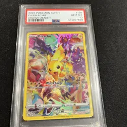 Pikachu (Secret) 160/159 Crown Zenith Full Art PSA 10 GEM MINT - Image 1