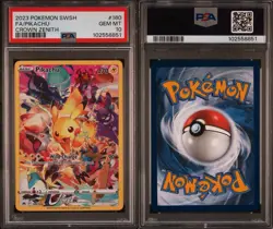 PIKACHU 160/159 FULL ART SECRET RARE CROWN ZENITH POKEMON PSA 10 GEM MINT - Image 3