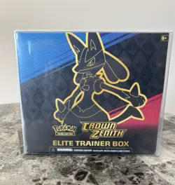 Pokemon TCG Crown Zenith Elite Trainer Box ETB Factory Sealed w/ Protector - Image 1