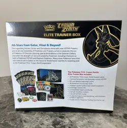 Pokemon TCG Crown Zenith Elite Trainer Box ETB Factory Sealed w/ Protector - Image 3