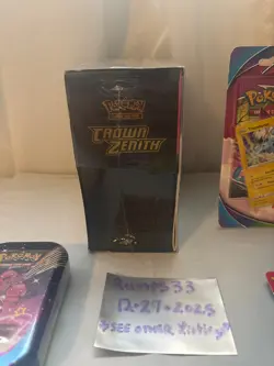 Pokemon TCG: Crown Zenith Elite Trainer Box Factory Sealed + Sealed Lot Large - Image 3
