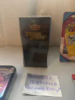 Pokemon TCG: Crown Zenith Elite Trainer Box Factory Sealed + Sealed Lot Large - Image 5