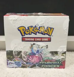 Pokemon TCG Scarlet & Violet Temporal Forces Booster Box 36 Packs New Sealed - Image 1