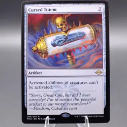 Cursed Totem Normal 295 MH2 Modern Horizons 2 NM MTG - Image 1
